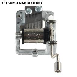 Mini mão manivela movimento de música diy caixa de música acessórios decorativos colecionáveis marinheiro lua uma variedade de música disponível - Image 5