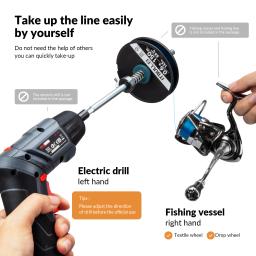 Sistema De Enrolador De Linha De Pesca, carretel Linha Spooler, broca elétrica Carretel, ferramentas De Equipamento De Pesca, acessórios De Enrolamento - Image 2