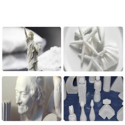 500g,1kg modelo cerâmico gesso em pó, ultra-branco e ultra-fino invertido molde de cerâmica diy escultura que faz o material - Image 2
