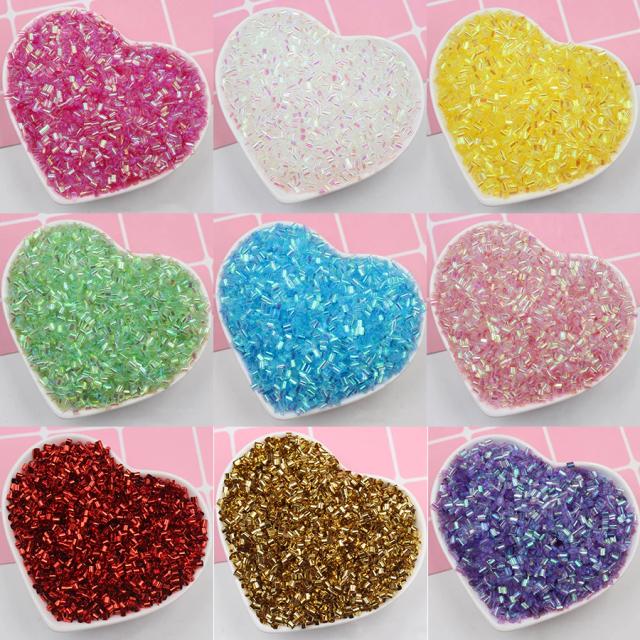 Kit Boxi de Glitter Bingsu 30/50g - Aditivos para Slime e DIY com Contas e Brilhos para Argila Macia e Transparente