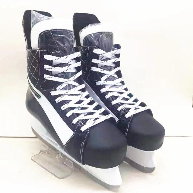 Patins de Hóquei em Gelo com Bola Redonda e Profissional de Fibra de Carbono para Corrida em Neve e Inline