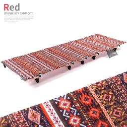 Cama de acampamento dobrável portátil, liga simples do lazer, berço reforçado, peso leve, pausa para o almoço - Image 6