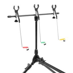 Retrátil Pesca Rod Pod Stand, titular Carp, 3 Mordida Alarmes, Swingers Indicadores, ajustável, Pólo - Image 4