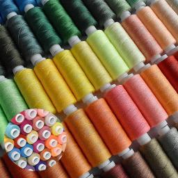Kits de linhas de costura de 100 cores, 250 jardas por carretéis de linha de poliéster, agulhas de costura e enfiador de agulha para costura de bordado - Image 6