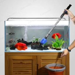 Aquário elétrico Sifão Sifão Filtro Limpador, Operado Aquário, Lavadora De Areia, Vácuo Cascalho Troque De Água, Ferramentas Do Tanque De Peixes, 220V - Image 1
