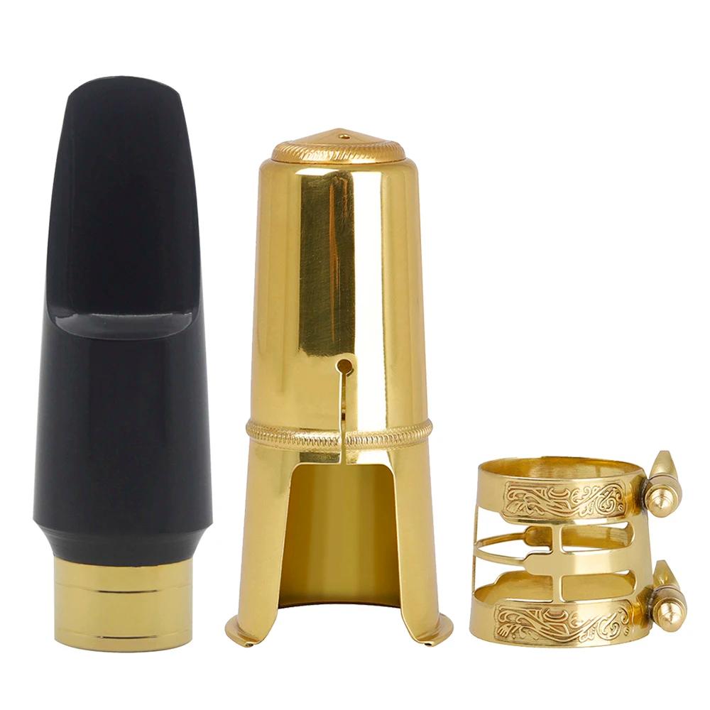 M mbat profissional saxofone alto bocais baquelite metal peças da boca sax e alta qualidade caixa de bocal acessórios sax - Image 1