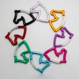 Mosquetão compacto deslumbrante resistente ao desgaste cabeça de cavalo mosquetão - Image 1