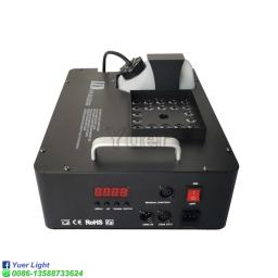 A cor completa do rgb 3in1 conduziu a máquina de névoa colorida para luzes da fase máquina de fumaça vertical 24x3w do fogger da máquina de névoa do diodo emissor de luz da cor 1500w - Image 4