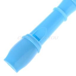 Gravador de instrumentos musicais de plástico multicolor soprano flauta longa 8 buracos dropshipping - Image 4