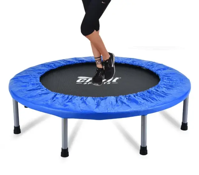 Trampolim Fitness Dobrável TECHSPORT com 32 Molas para Exercícios Eficientes