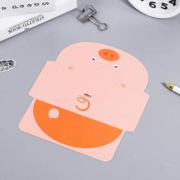 Conjunto de 10 cartões de negócios e aniversário de animais de desenho animado, cartões de mensagem DIY para crianças, convites e saudações para festa de aniversário - Image 5