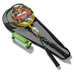 Kawasaki 1 par de raquete de badminton 1u quadro de liga de alumínio raquete de badminton com corda para entretenimento ao ar livre up-0182 - Image 4