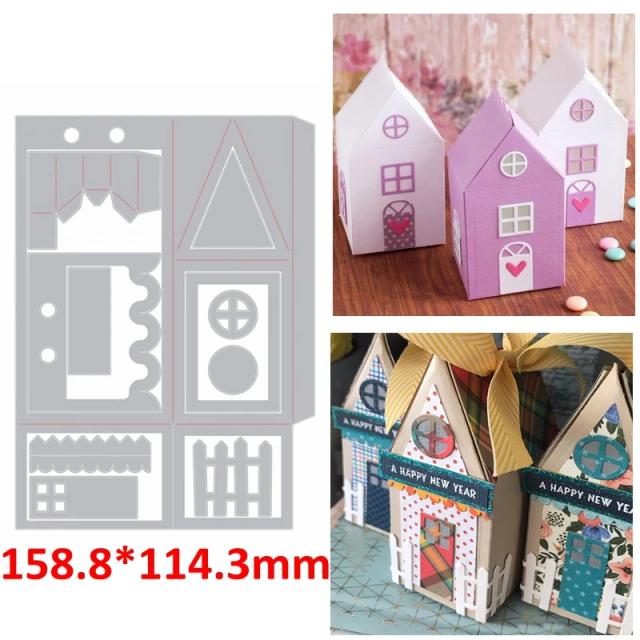 Modelo 3D de Cartão Flip Dobrável para Presentes com Etiquetas Pop-Up - Cortes e Gravações DIY em Papel Artesanal
