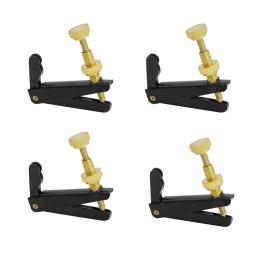 4 pçs/set 4/4 violoncelo afinador fino de alta qualidade acessórios instrumento musical corda ajustador ouro prata parafuso afinação violoncelo parte - Image 5