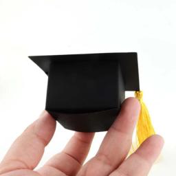 25/50pcs médico chapéu cap caixa de doces caixa de embalagem de presente para decoração de festa de formatura de solteiro fornece diy parabéns sacos de presente - Image 2