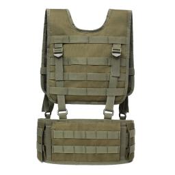 Colete tático militar com cinto destacável, Molle Peito Rig, Airsoft, Equipamento de Paintball do Exército, Caça ao ar livre - Image 3