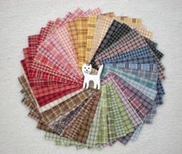 Tecido japonês de fios tingidos diy, 9*12cm, feito à mão, 100% algodão, para costura, boneca, roupas, colcha, pano, pacote de 50 tamanhos - Image 5
