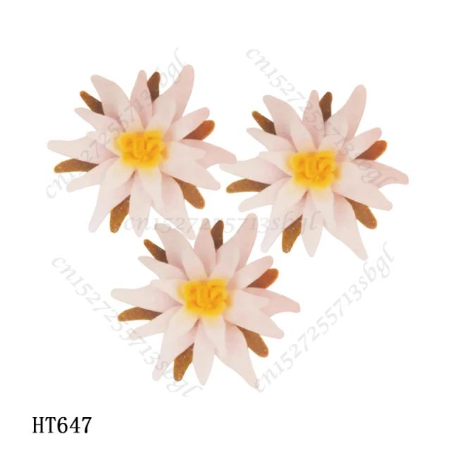 Corte de Flores e Molde de Madeira HT647: Novo Design Compatível com Máquinas de Corte Comuns