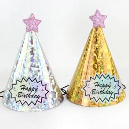 Impressão de design personalizado para festas de aniversário, decoração de papel para crianças, chapéus com coroa de papel faça você mesmo - Image 5