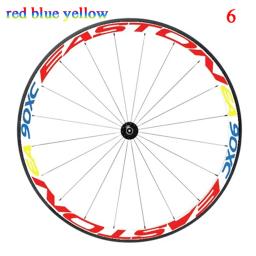 Adesivos refletivos para rodas de bicicleta, aro multicolorido de 1 lado, decalques para ciclismo, protetor seguro, 26/27.5 polegadas, acessórios para rodas de bicicleta mtb - Image 2