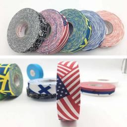 Fita da barra do hóquei no gelo apropriada para o punho do badminton aderência da bicicleta anti-deslizamento pano pegajoso wearproof barra envoltório pano rolo de gelo - Image 1