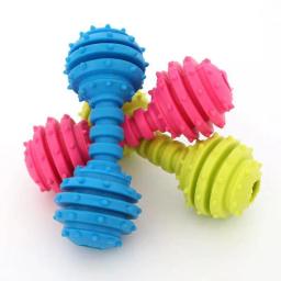 Brinquedos de mastigação de cão de borracha natural exercício fortalecimento do cão de estimação maxila músculos bouncy placa limpa soando mordida-resistente brinquedos para animais de estimação - Image 4