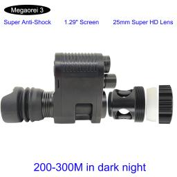 Megaore i3 850nm ir lanterna integrada dispositivo de visão noturna gravação vídeo caça câmera para riflescope visão óptica telescópio - Image 1