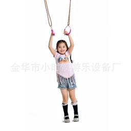 Anéis de fitness para crianças, escalada jogo brinquedo, atividade de treinamento ao ar livre, corda esportiva segura, anéis pendurados, equipamento de escalada infantil - Image 4