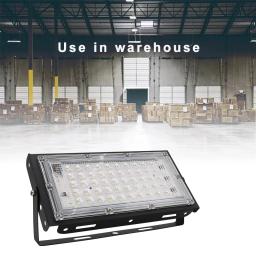 Ultra brilhante luz de inundação ao ar livre, holofote LED, holofotes para campo de futebol, luzes impermeáveis, IP65, 50W, 100W, 220V, 110V - Image 4