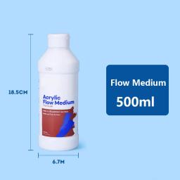 De metal fluorescente cor Acrílico Tintas Arte Artesanato Pintura Desenho Pigmento Fosco Brilho Fluxo À Prova D' Água Cor da Pintura de Óleo 100ml - Image 3