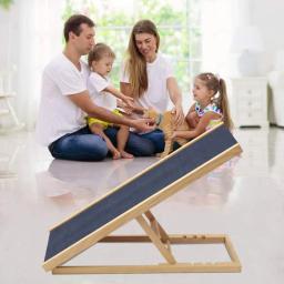 Rampa para animais de estimação para todos os cães e gatos, bom acesso ao sofá para cães e gatos-suporte até 60lb, superfície antiderrapante para animais mais velhos - Image 5