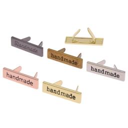 10 pçs de alta qualidade metal artesanal vestuário etiquetas etiquetas roupas para costura roupas diy artesanato decoração acessórios - Image 2