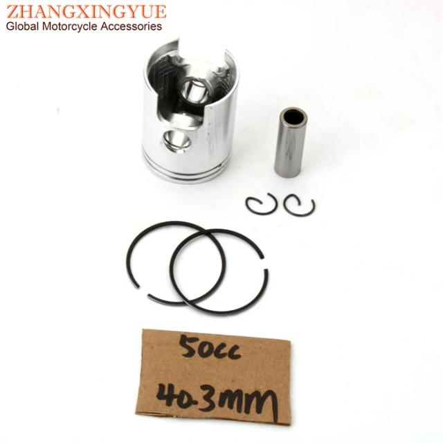 Kit de Pistões para Motocicletas Keeway TX e X-Ray 50 - 50cc, 70cc e 90cc com Piston de 40.3mm, 47mm e 49mm para Motores 2-Takti AM6 Minarelli