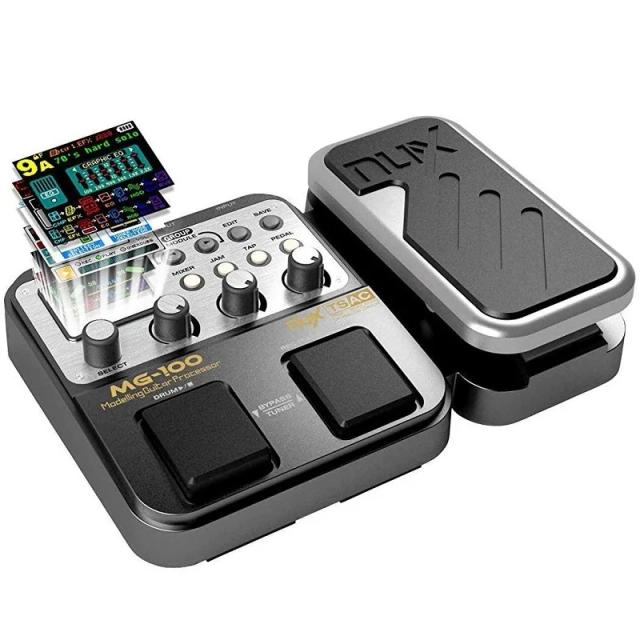 Pedal Multi-Efeitos Profissional MG-100 com 55 Modos de Efeito e Loop para Guitarra, Baixo e Amplificador a Vácuo