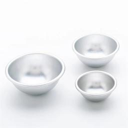 Rodada liga de alumínio banho bomba moldes, sal bola, artesanato ferramenta caseira, semicírculo esfera, presentes DIY, 2pcs - Image 2