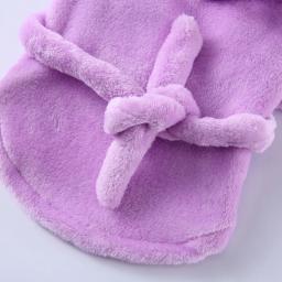 Toalha de banho super absorvente toalha de banho para animais de estimação pijamas vestuário para cães médios pequenos - Image 6