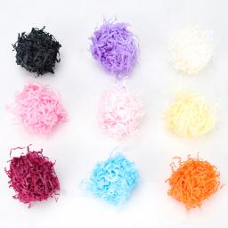 Material de enchimento de caixa de presente, cinta multicolor de lafite de papel desfiado diy para presente de festa de feriado e decoração de presente fita de absorção de impacto - Image 3