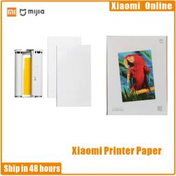 Papel Impressora Fotográfica Xiaomi Mijia, Fontes de Impressão Fotográfica, Revestido Fotográfico Colorido, 6" - Image 1