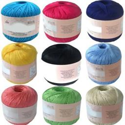 Fio De Cordão De Algodão Mercerizado, Fio De Linha Para Bordado, Tricô, Jóias De Renda, Ferramentas De Costura, Acessórios DIY, 1 Pc - Image 1