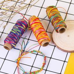 Lmdz fio encerado de couro em 6 cores, linha para costura, artesanato, faça você mesmo, 50m, d - Image 4