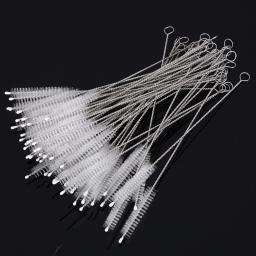 Kit Escova de limpeza para Palha, Tubo De Nylon, Aço Inoxidável, Escovas De Limpeza De Punho Longo, Limpador De Tubos, 10Pcs - Image 1