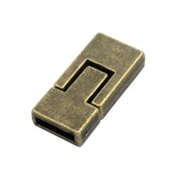 Aaazee-Bronze Fechos Magnéticos Planos, Fecho para Fazer Pulseira, Cabo De Couro, 10mm, 5 Conjuntos - Image 5