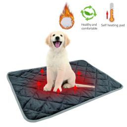 Pet Auto Almofada De Aquecimento Cobertor De Calor Térmico Para Gatos À Prova D' Água Quente Cães Cama Super Macio Para Coelhos Filhotes Idosos Animais Frio - Image 2