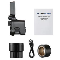 Câmera de visão noturna digital Rifle Scope, NVS30, 850nm militar, Dispositivo de visão óptica infravermelha, IR para caça ao ar livre - Image 6