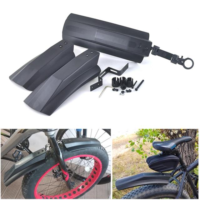 Para-lamas Dianteiro e Traseiro para Bicicletas MTB - 2 Peças de Proteção Eficiente contra Lama para Ciclismo