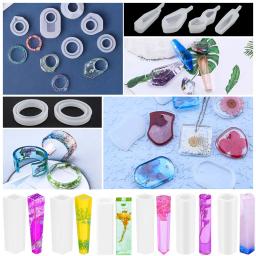 Conjunto de moldes de silicone para resina epóxi, kit de moldes com broca manual, lantejoulas glitter, ferramentas para pingente, brinco, DIY - Image 4