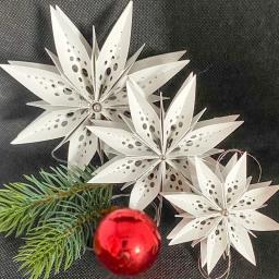 Dobrado Flor Estrela para Scrapbook, Corte de Metal morre, Stencil Scrapbooking, Álbum de fotos, Papel Embossing Artesanato, DIY - Image 1
