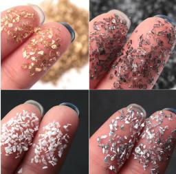 Pedras De Vidro Quebrado Resina Enchimentos, UV Epóxi Filler, Artesanato DIY, Nail Art Decorações, Artesanal Fazer Jóias, Enchimentos de Moldes - Image 4