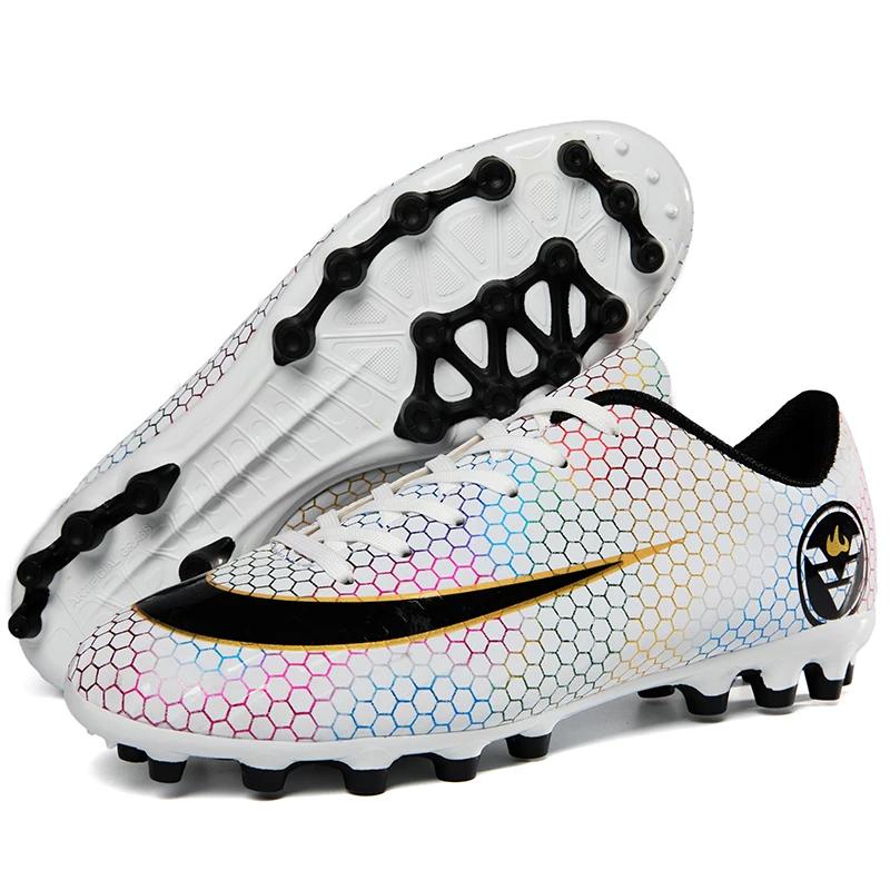 Hniadia futebol sapatos mesmos que messi alta qualidade botas assassino chuteira campo fg/tf tacos de futebol formação - Image 1