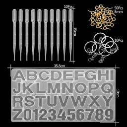 Estilo Misto de Silicone Moldes Casting Kits, Resina Epóxi Mold Tool Set, DIY Pingente, Fazer Jóias, Encontrar Acessórios, 1 Conjunto - Image 4